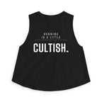 little cultish running Crop Tank