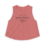pawsitive vibes Crop Tank