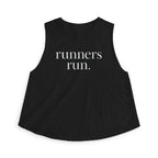runners run Crop Tank