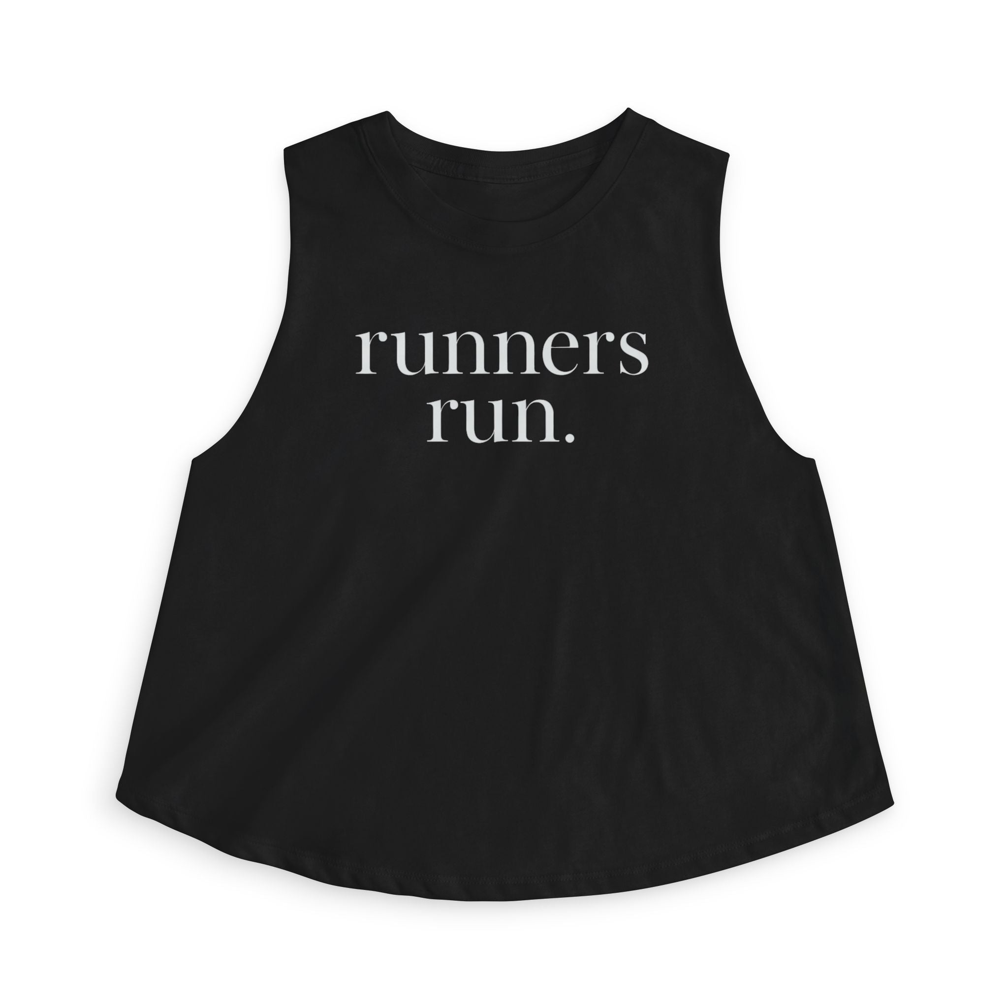 runners run Crop Tank