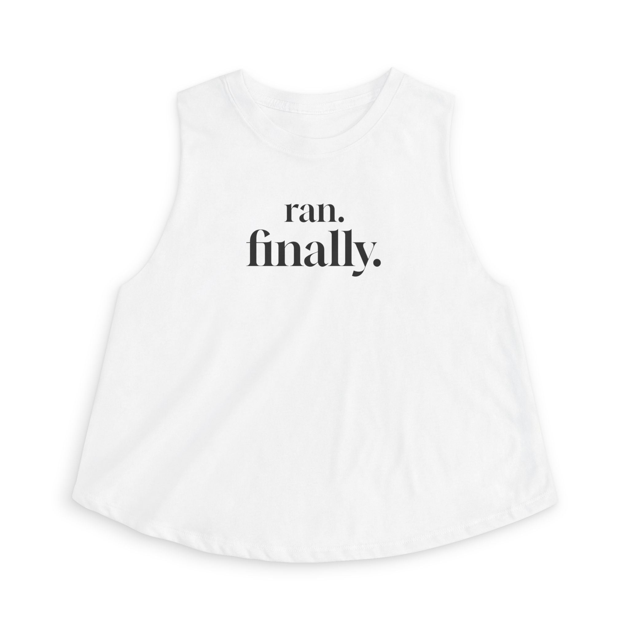 ran finally Crop Tank
