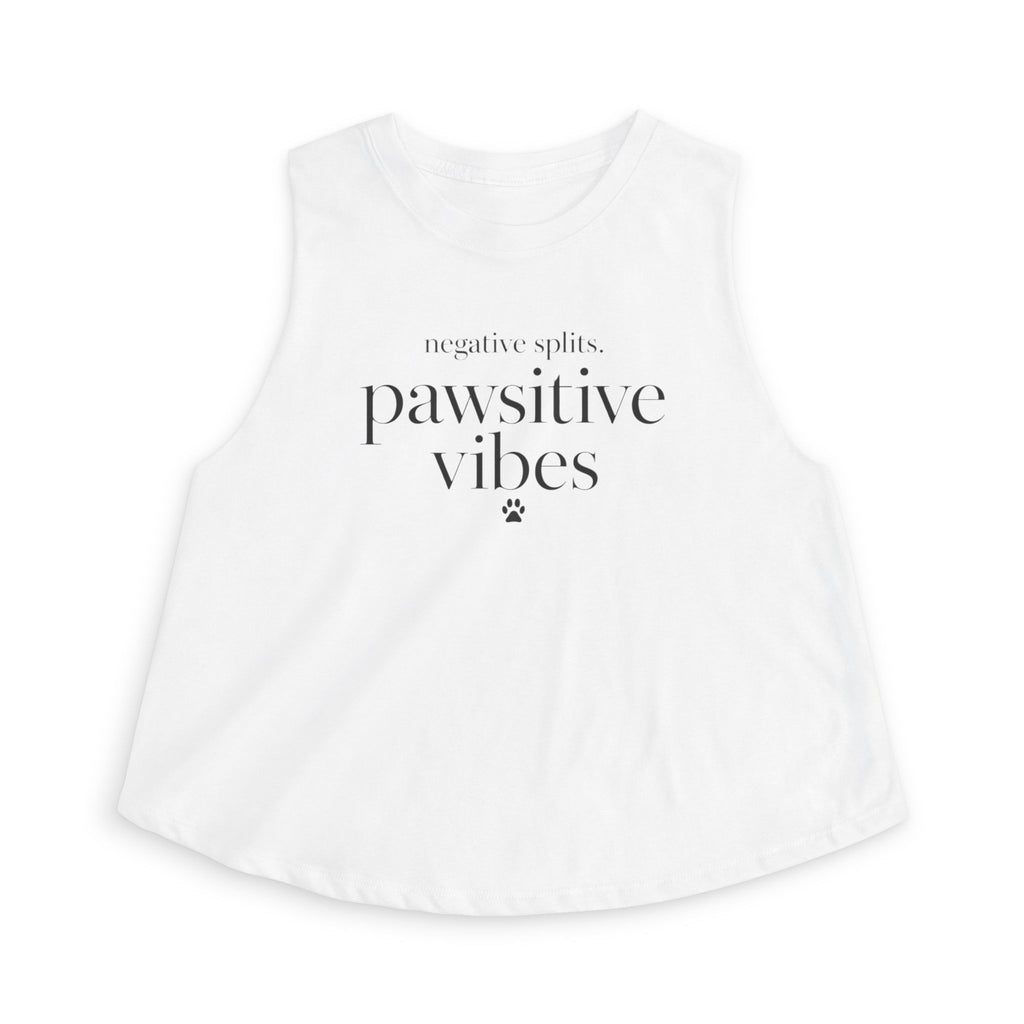 pawsitive vibes Crop Tank