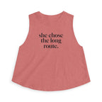 she chose Crop Tank
