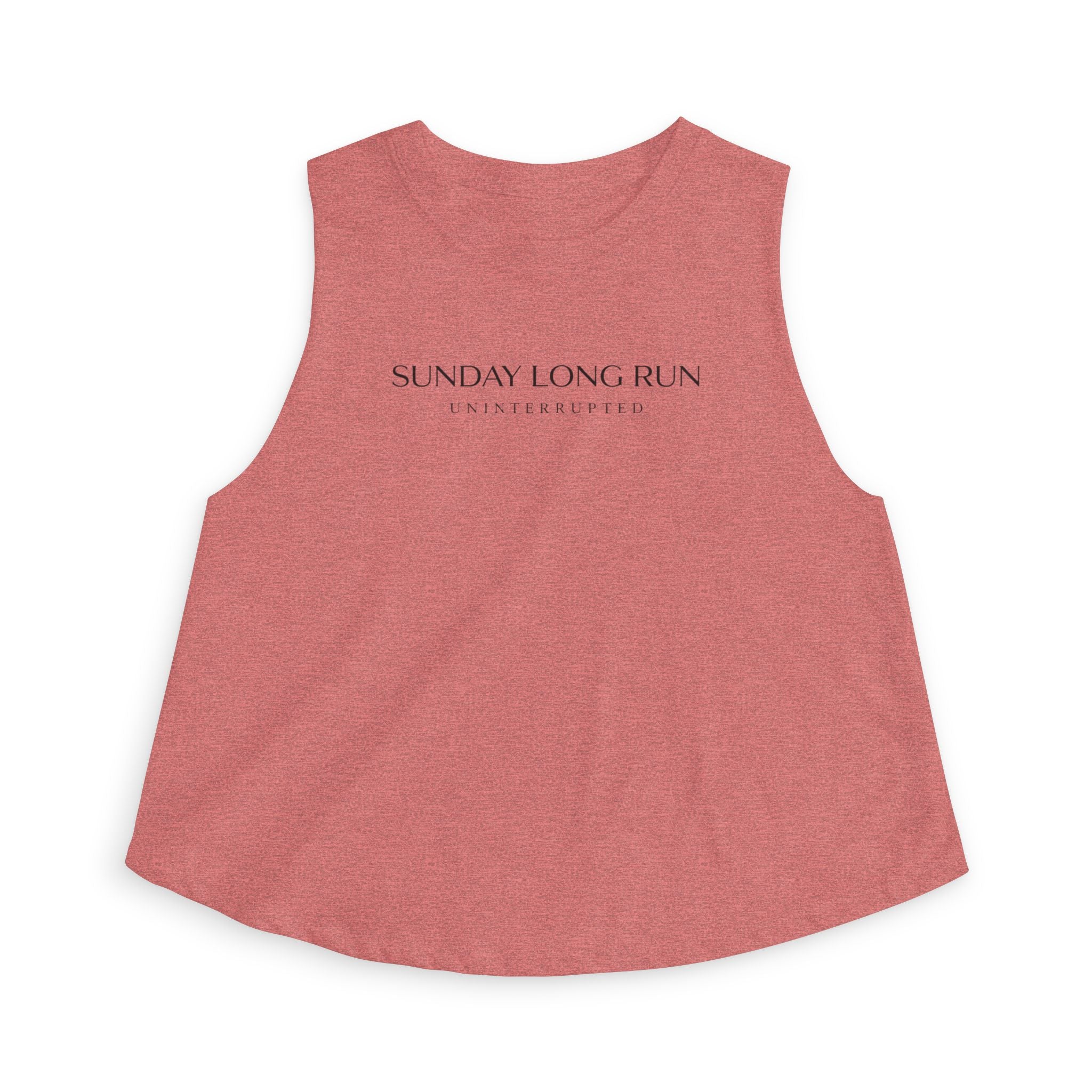 sunday long run Crop Tank