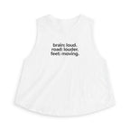 feet moving Crop Tank