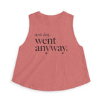 rest day went anyway Crop Tank