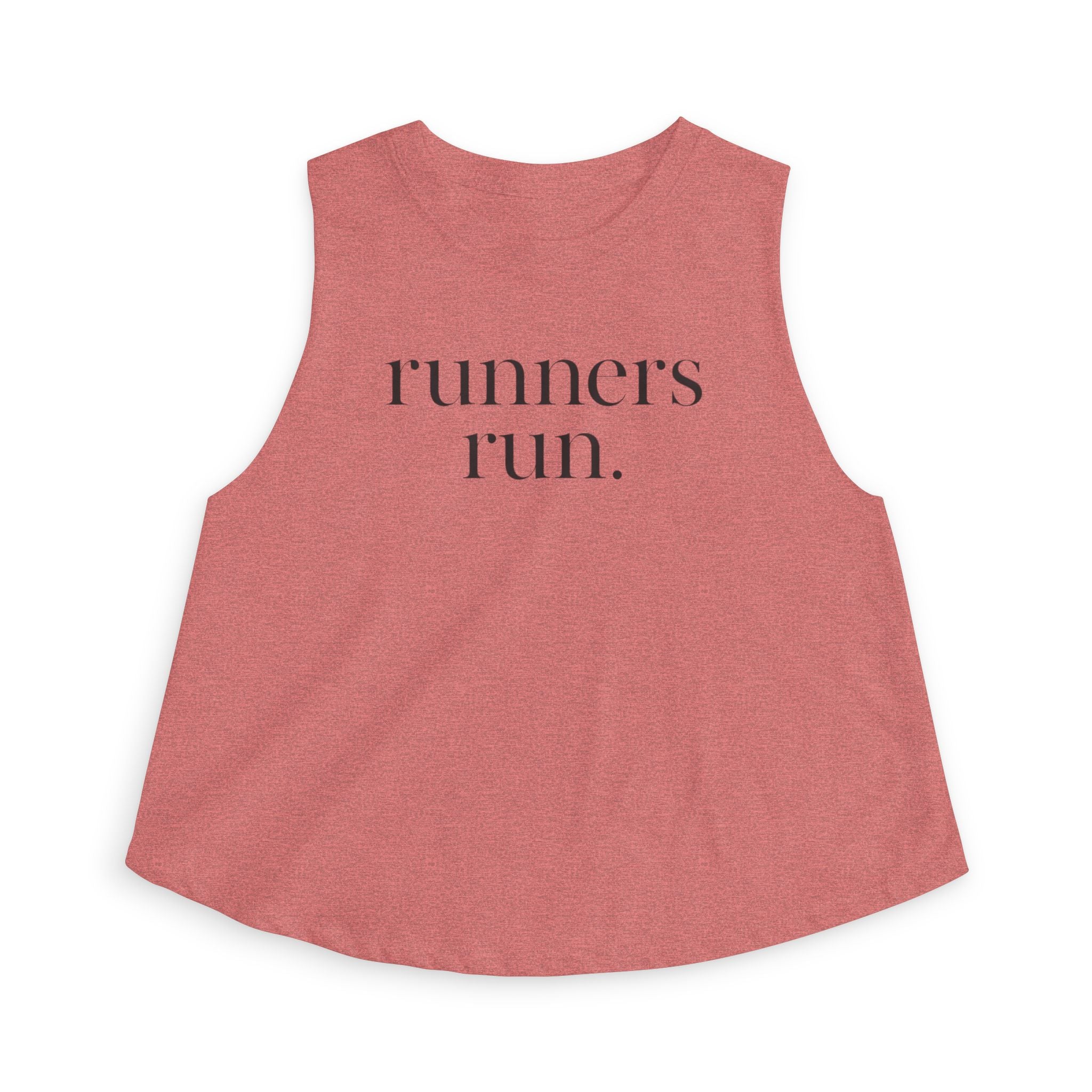 runners run Crop Tank