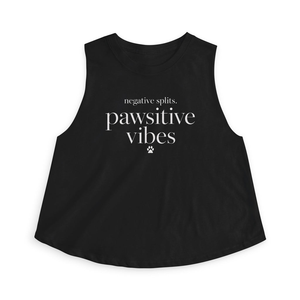 pawsitive vibes Crop Tank