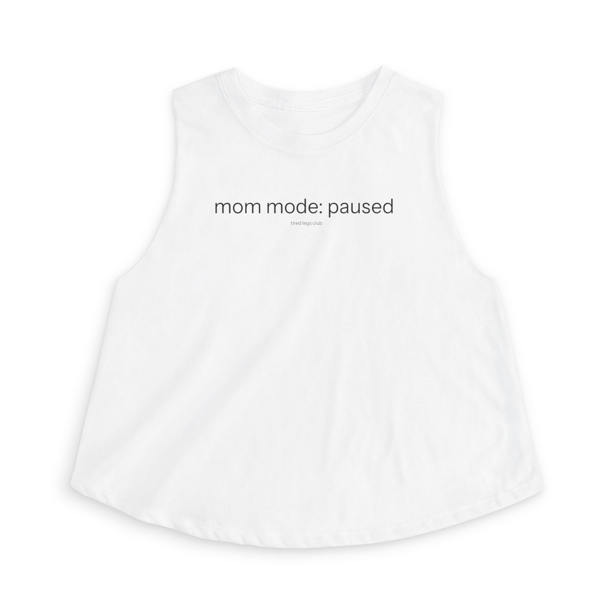 mom mode Crop Tank