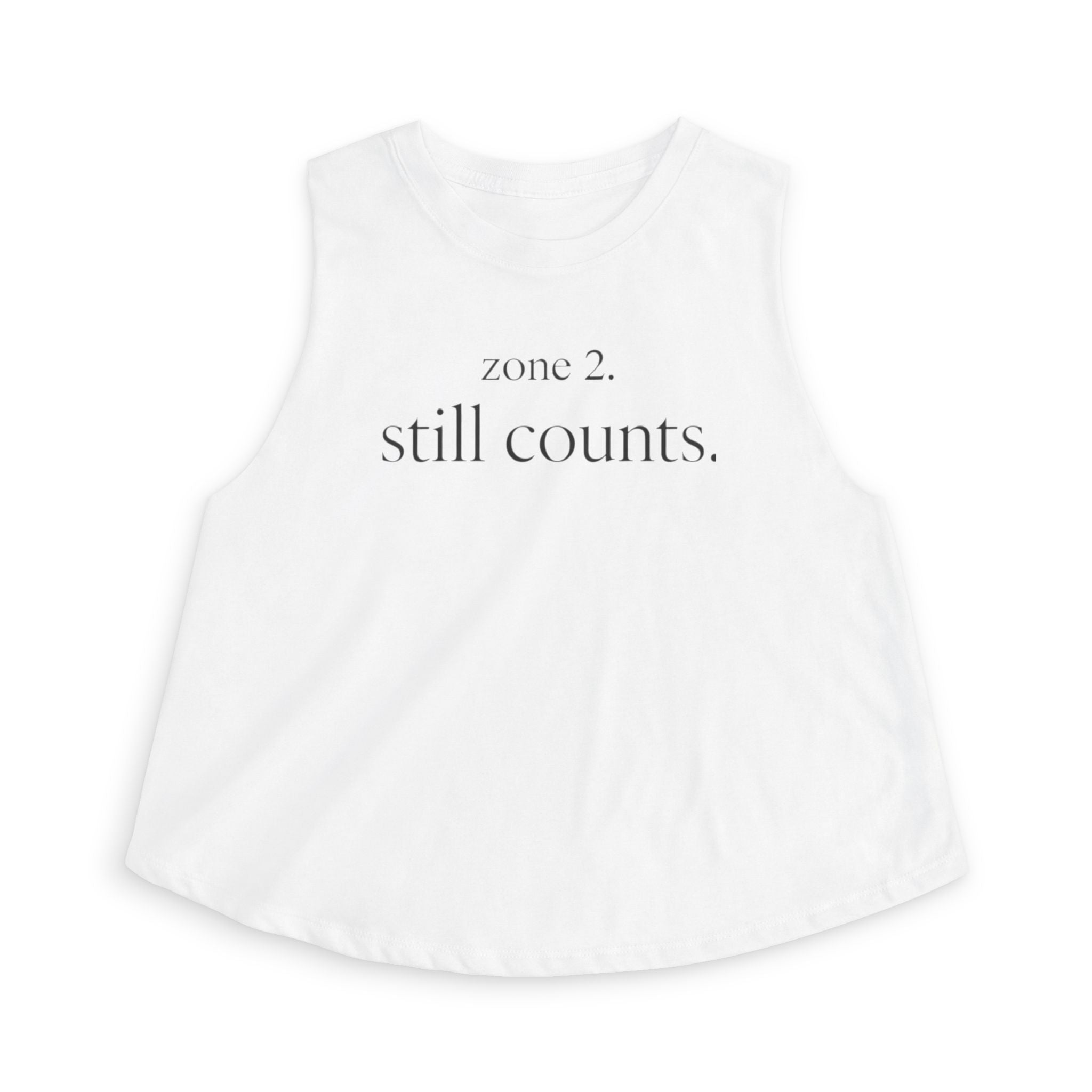 zone 2 counts Crop Tank