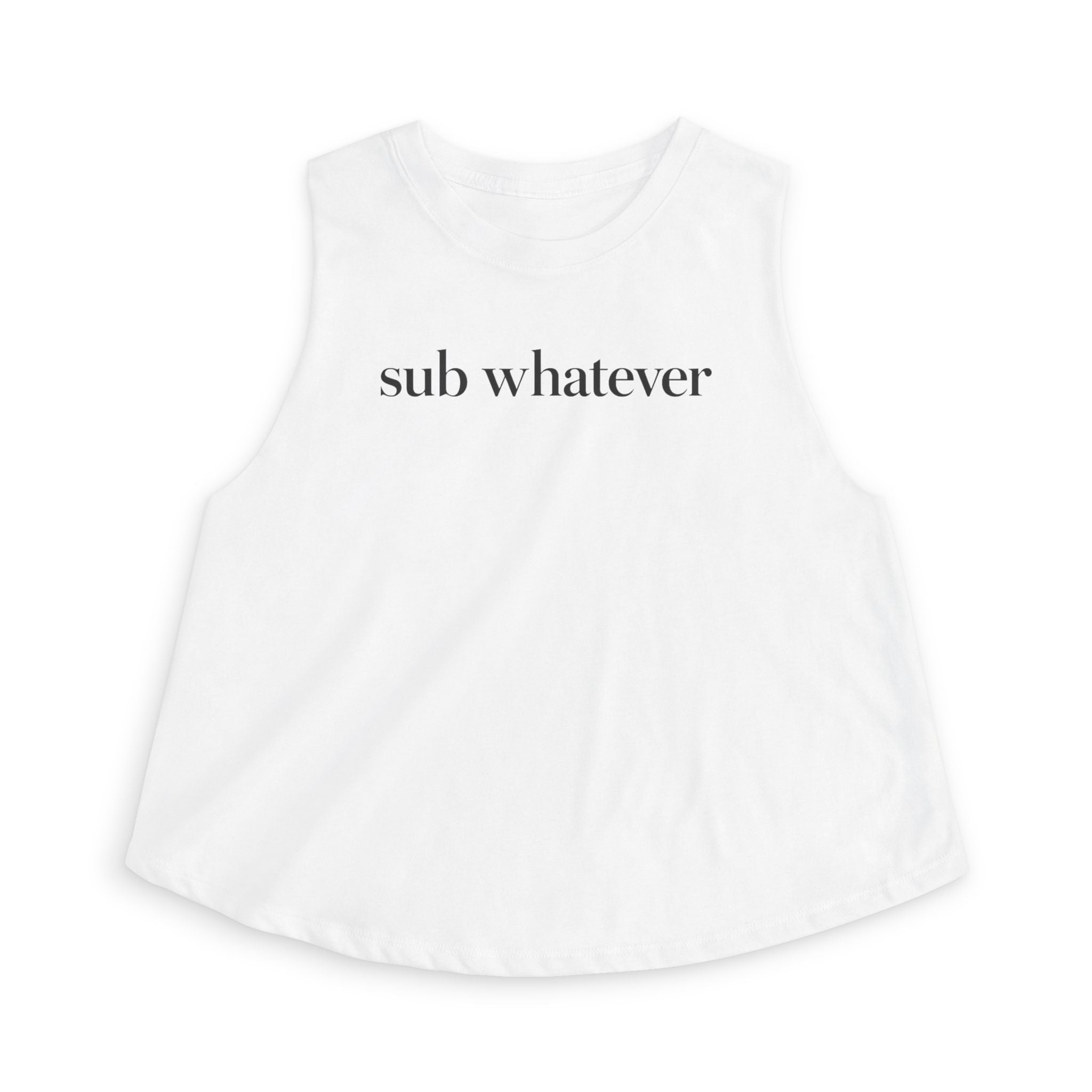 sub wathever Crop Tank
