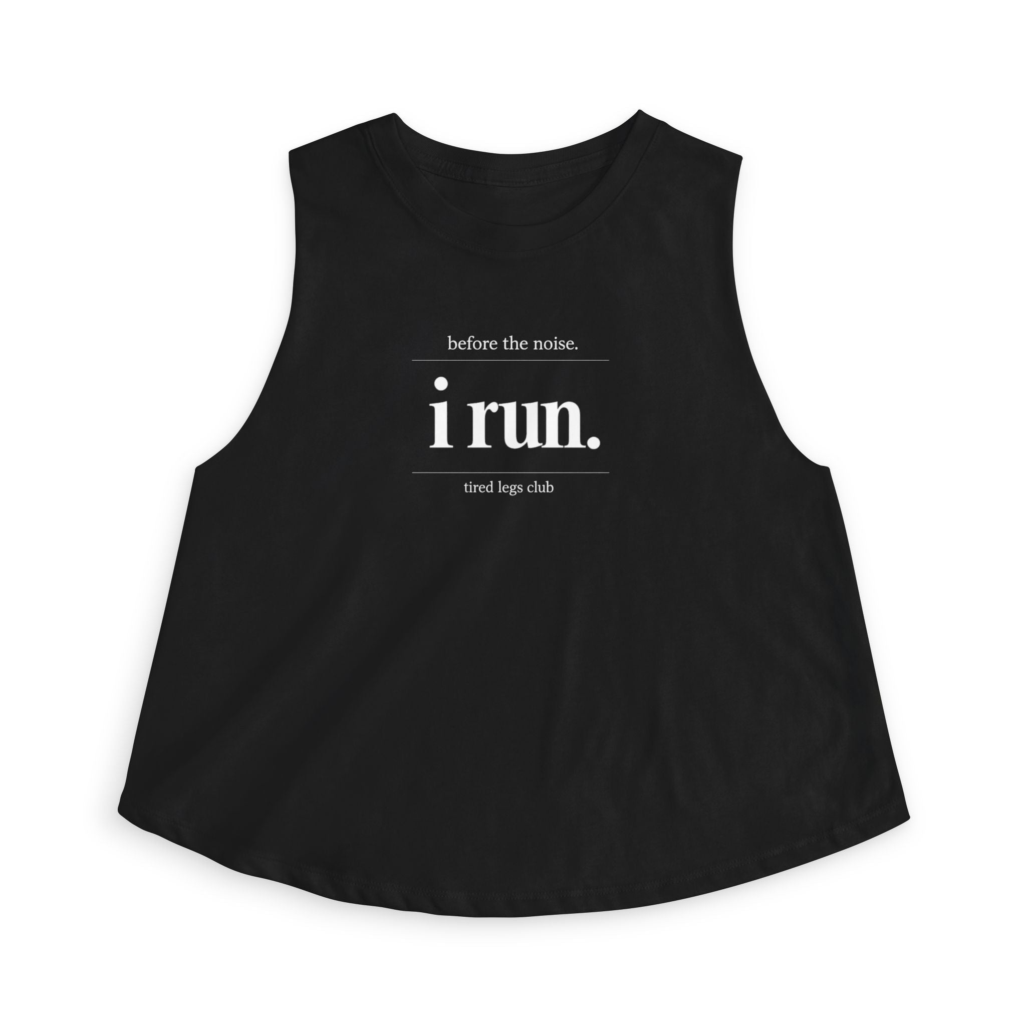 before the noise i run Crop Tank