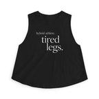 hybrid athlete tired legs Crop Tank