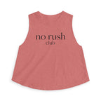 no rush club Crop Tank