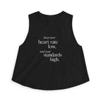 keep your heart rate low tank