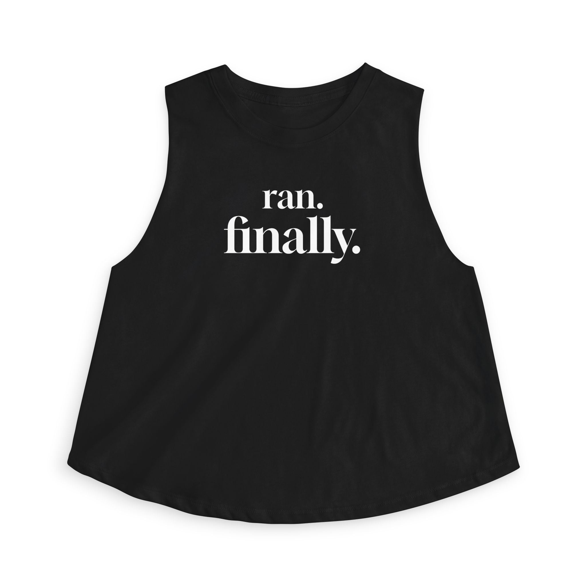 ran finally Crop Tank