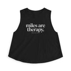 miles are therapy Crop Tank