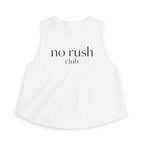 no rush club Crop Tank