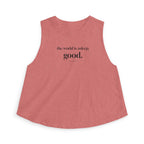 world is asleep Crop Tank