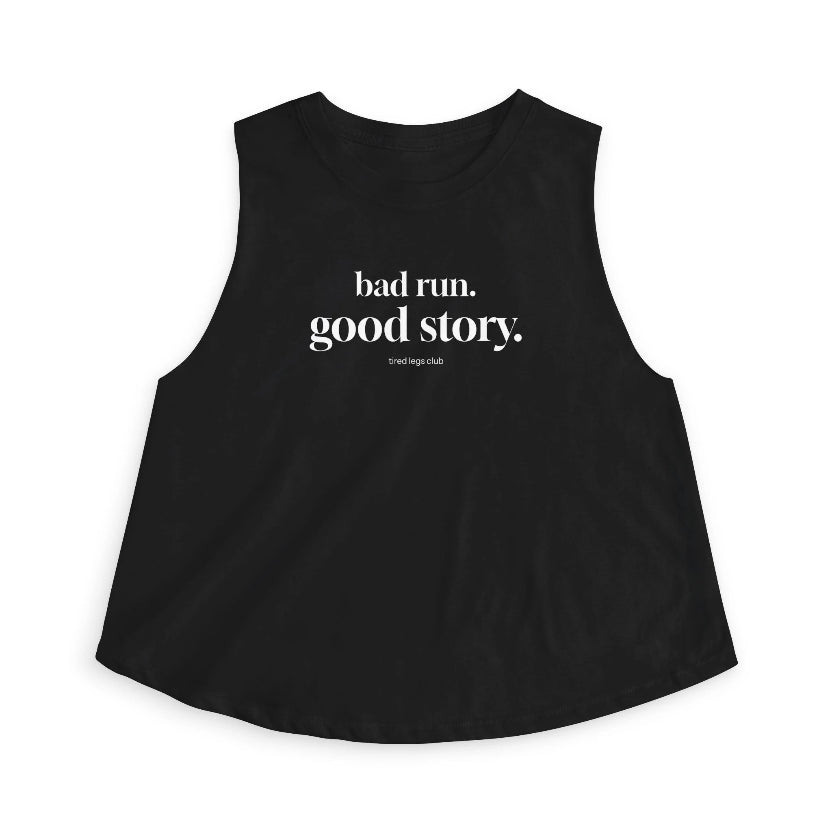 bad run Crop Tank