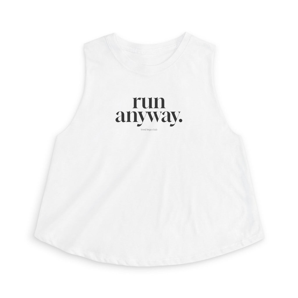 run anyway Crop Tank