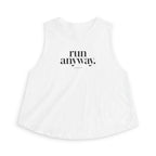 run anyway Crop Tank