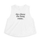 she chose Crop Tank