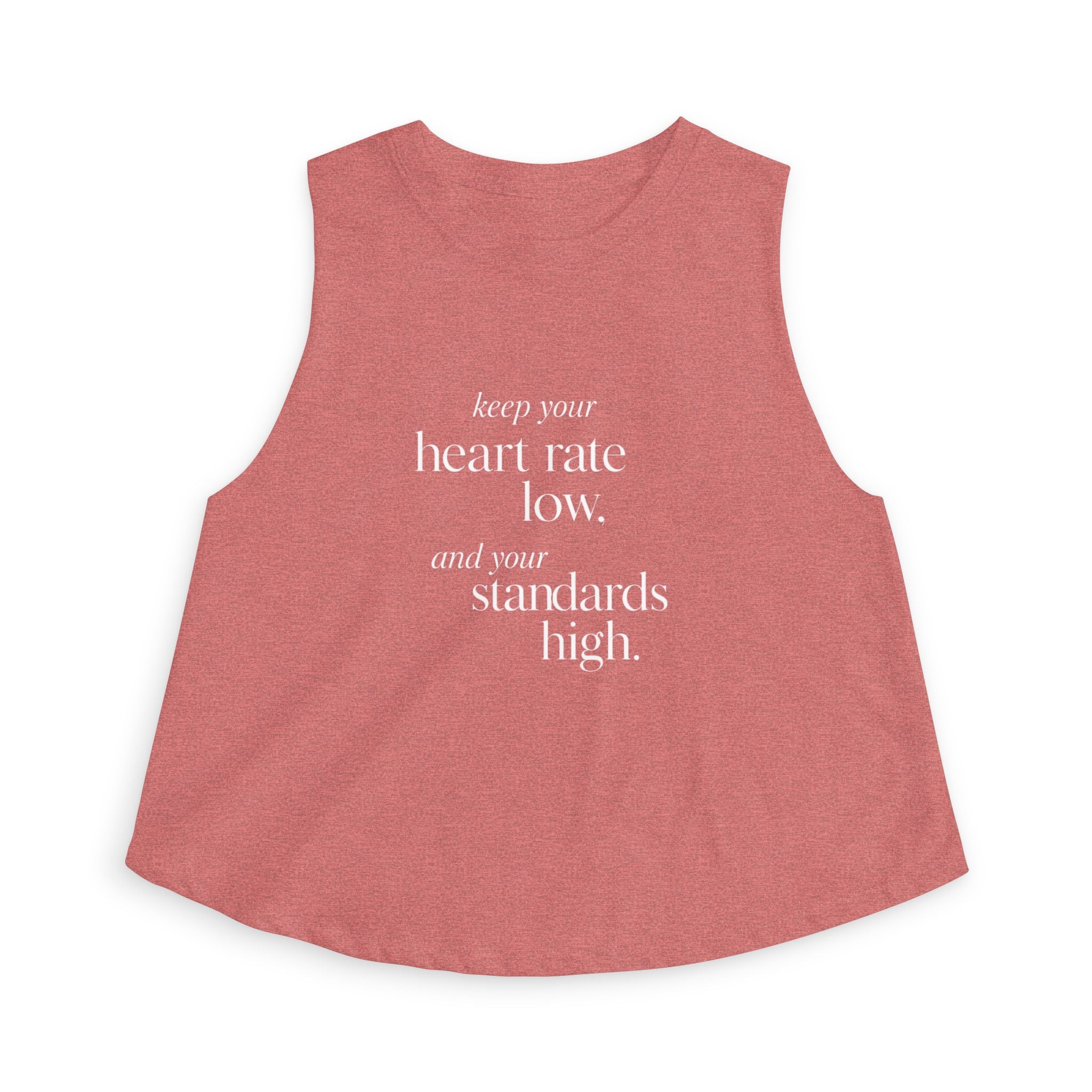 keep your heart rate low tank