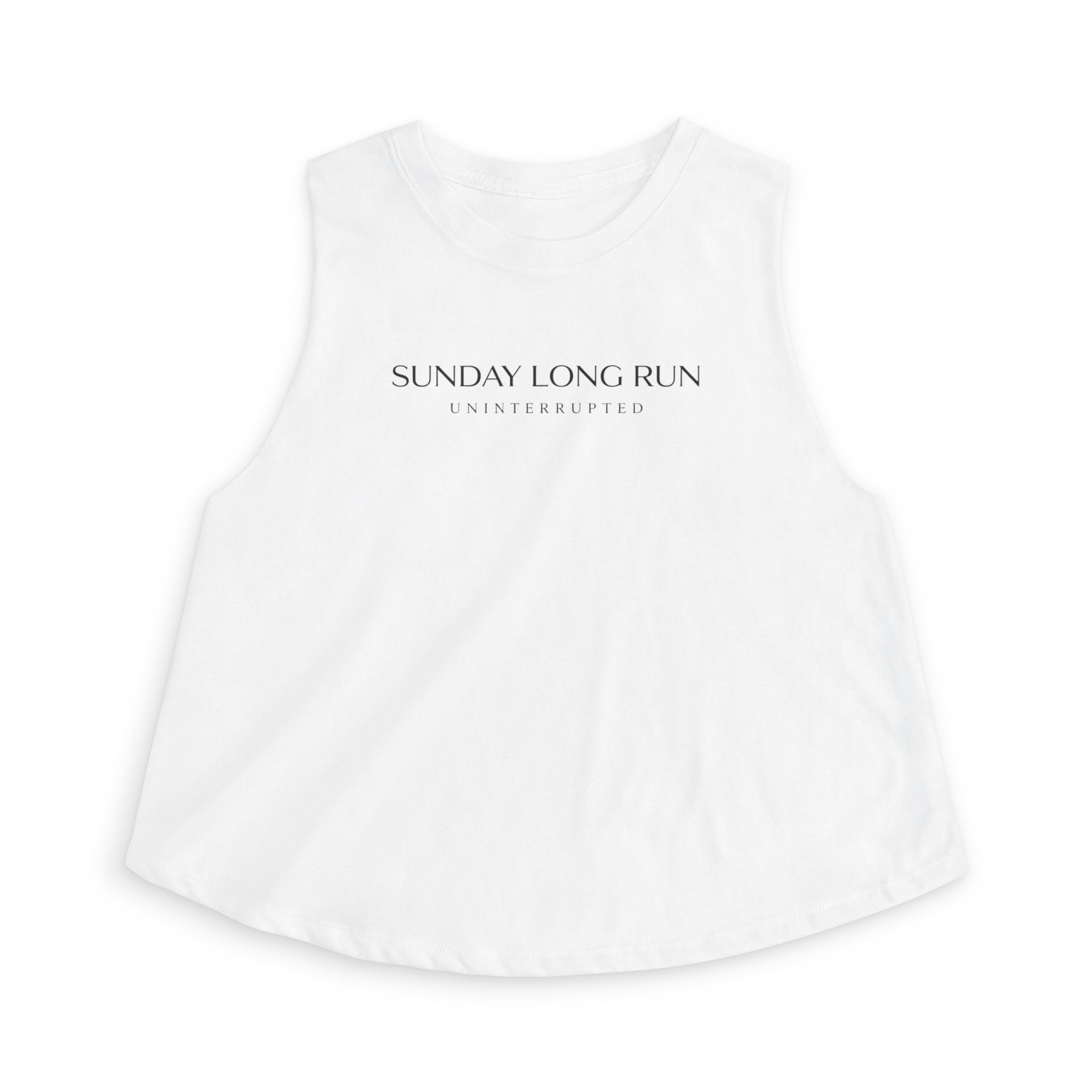 sunday long run Crop Tank