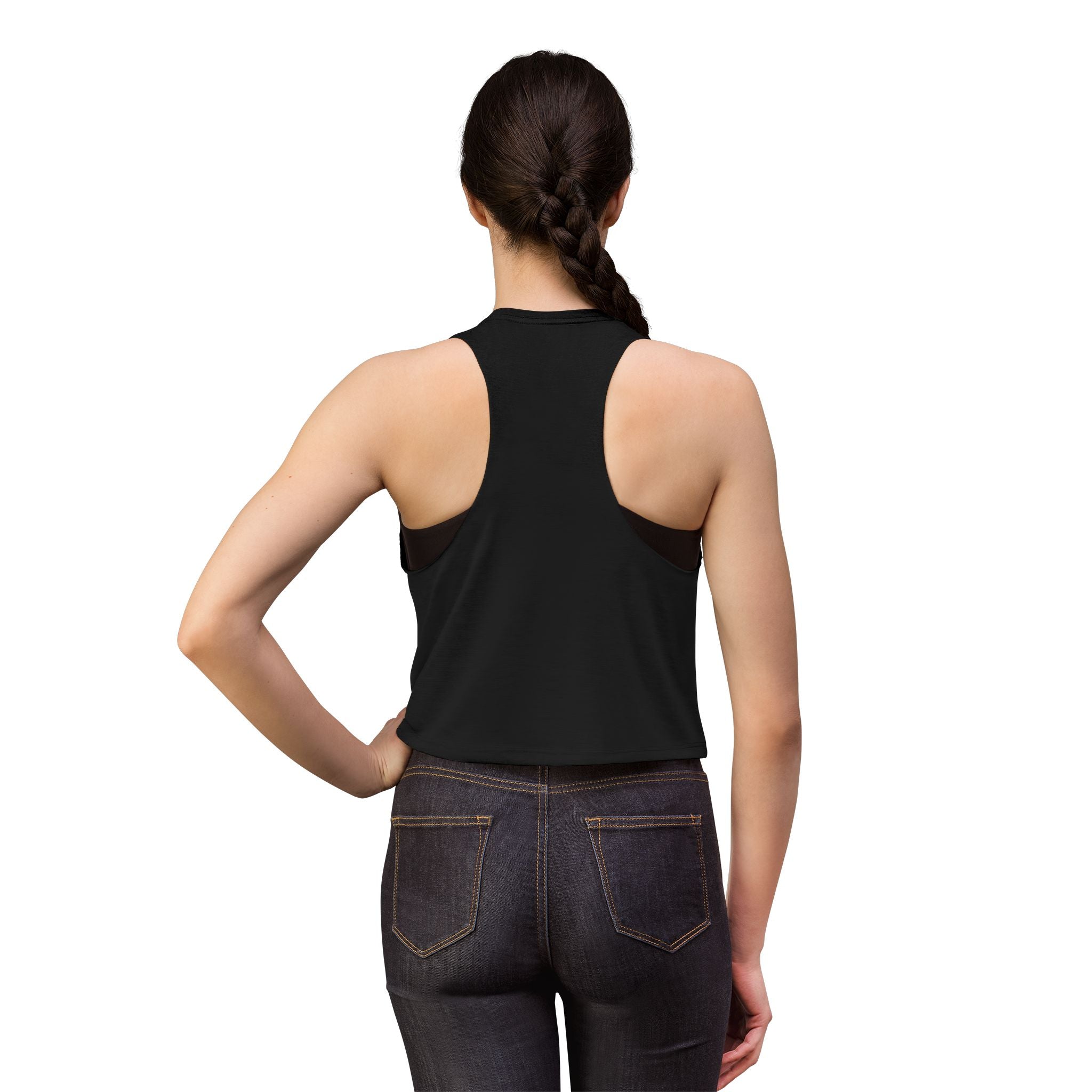 running for sanity Crop Tank