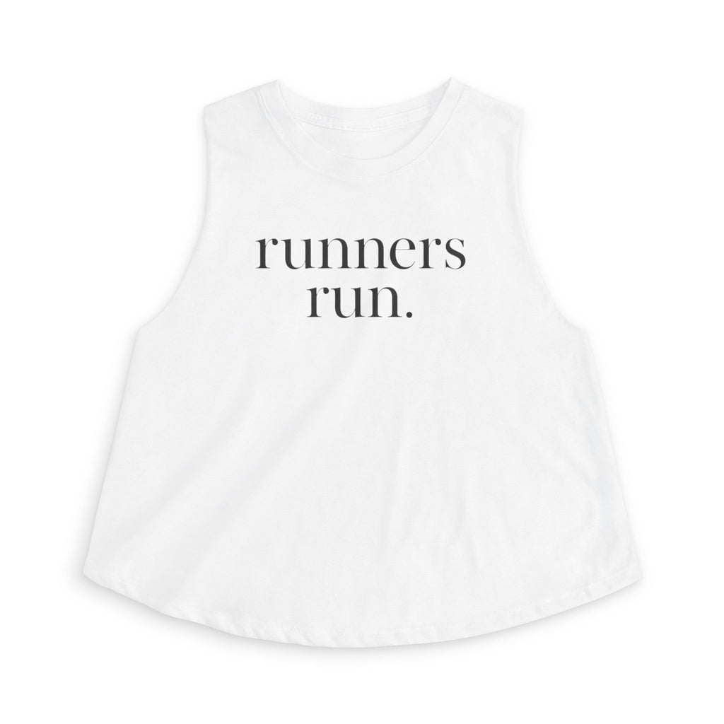 runners run Crop Tank