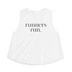 runners run Crop Tank