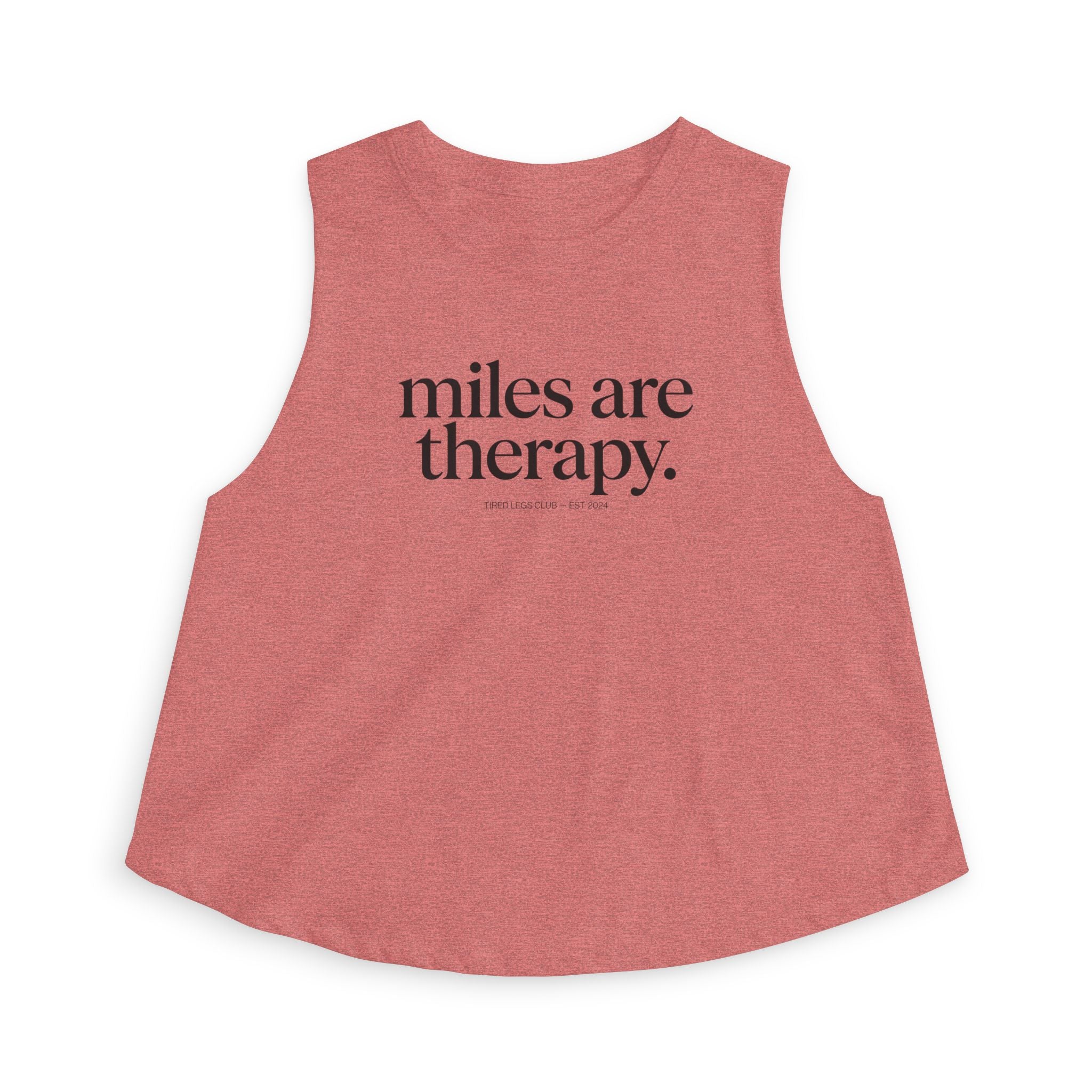 miles are therapy Crop Tank