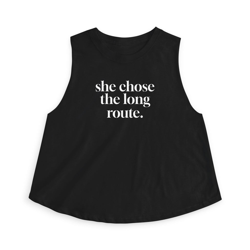she chose Crop Tank