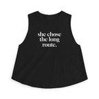 she chose Crop Tank