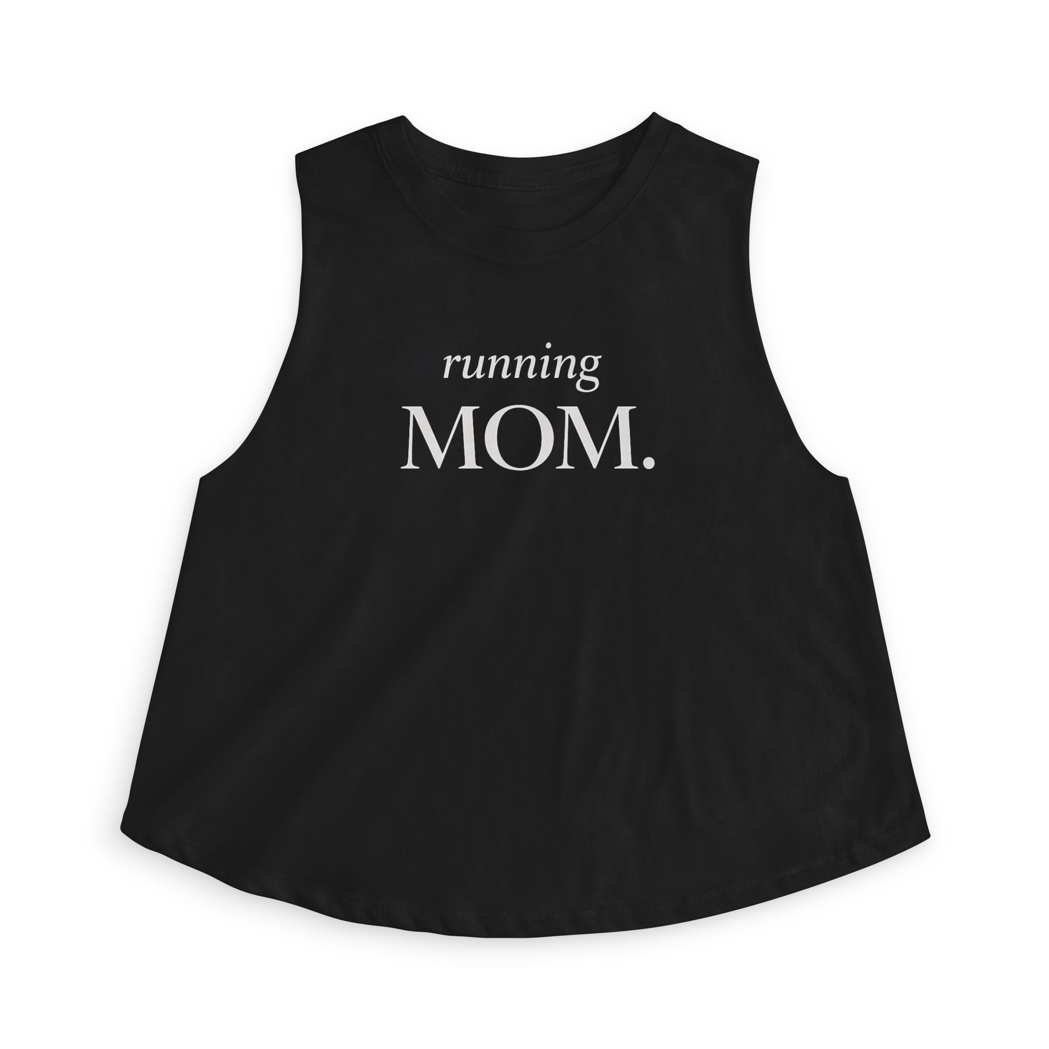 running mom Crop Tank