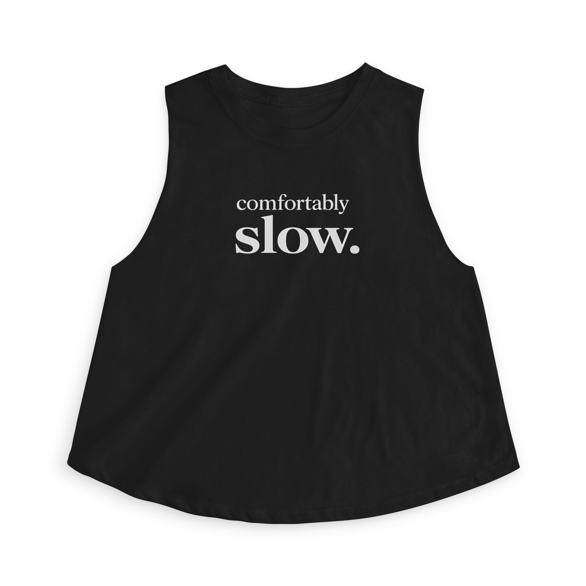 comfortably slow Crop Tank