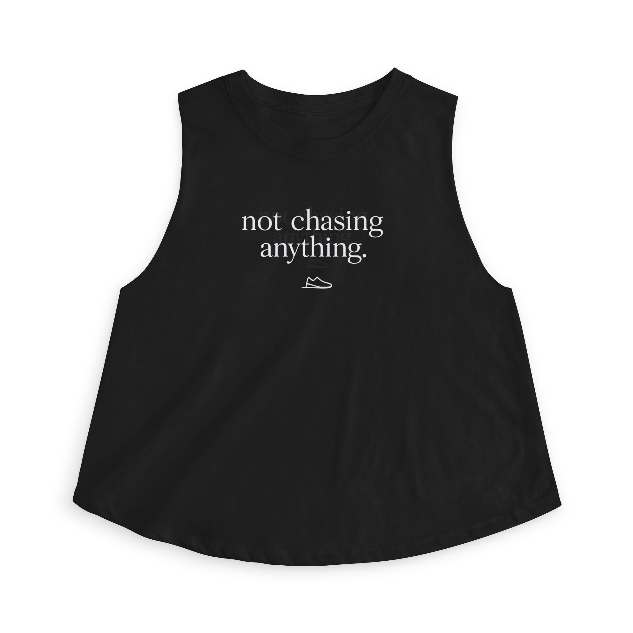 not chasing anything Crop Tank