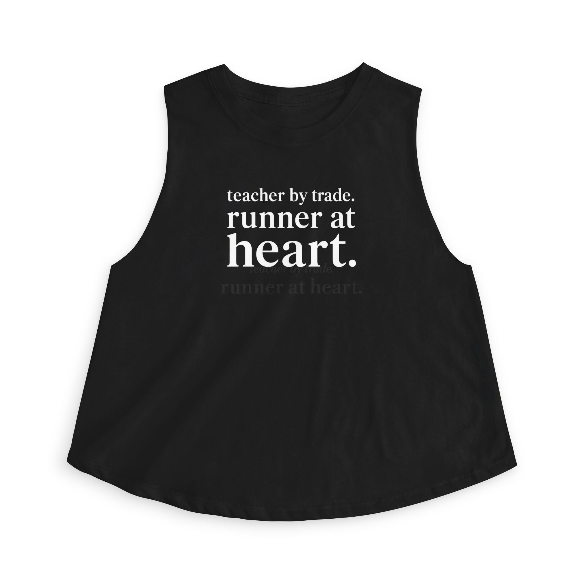 running teacher Crop Tank