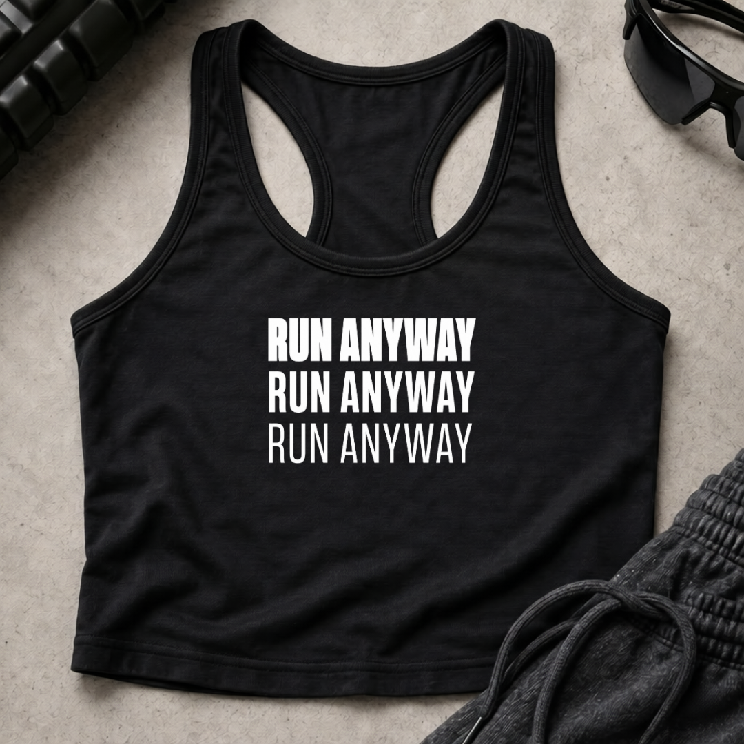 anyway. Racerback Crop Tank